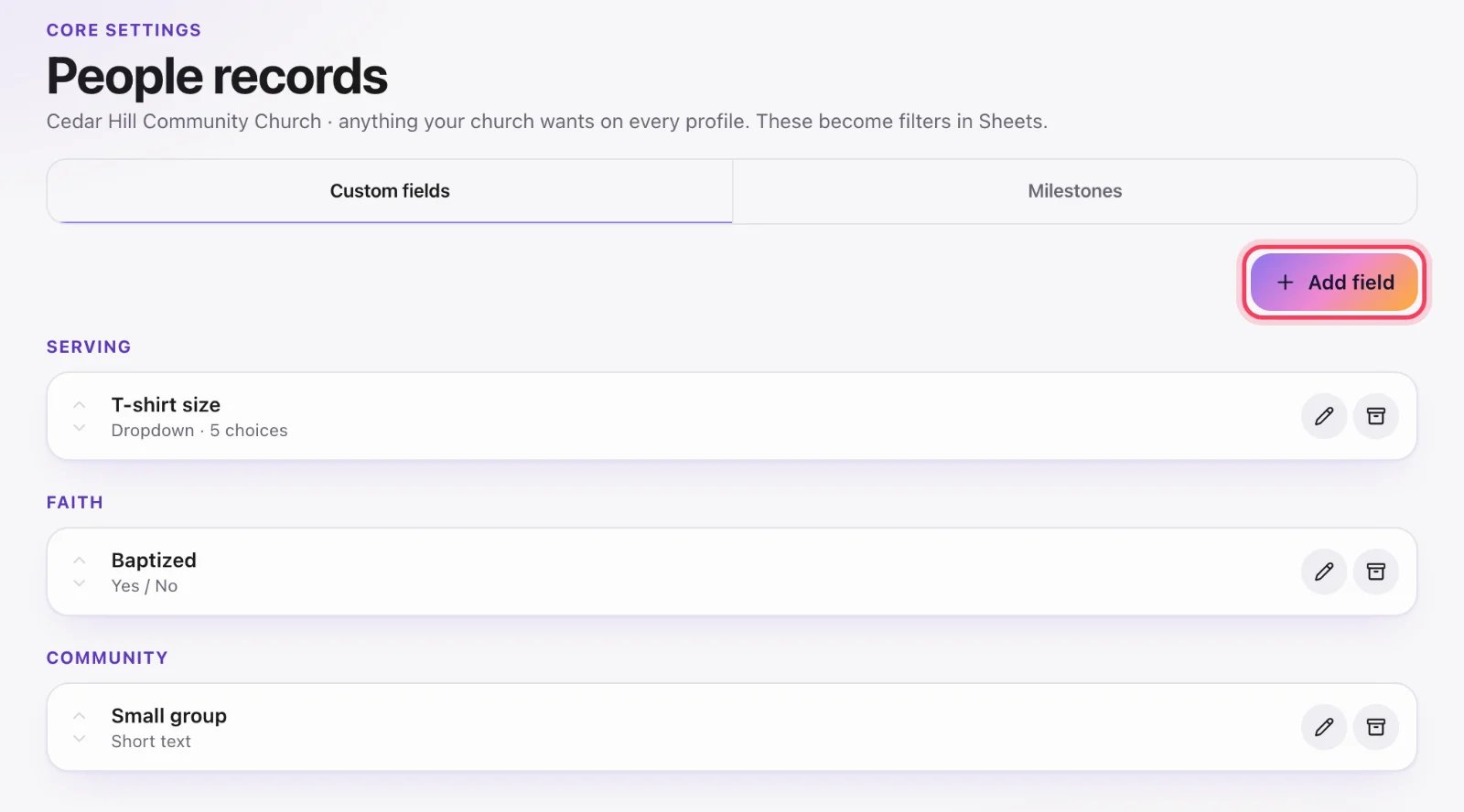 Custom fields: What they are