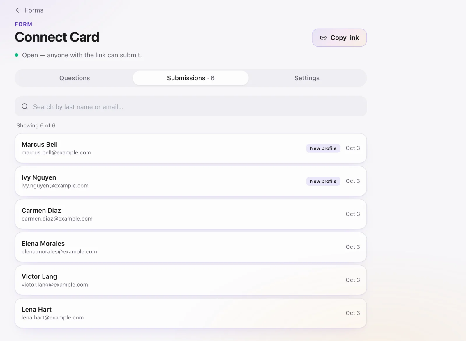 Building a form: What a submission does